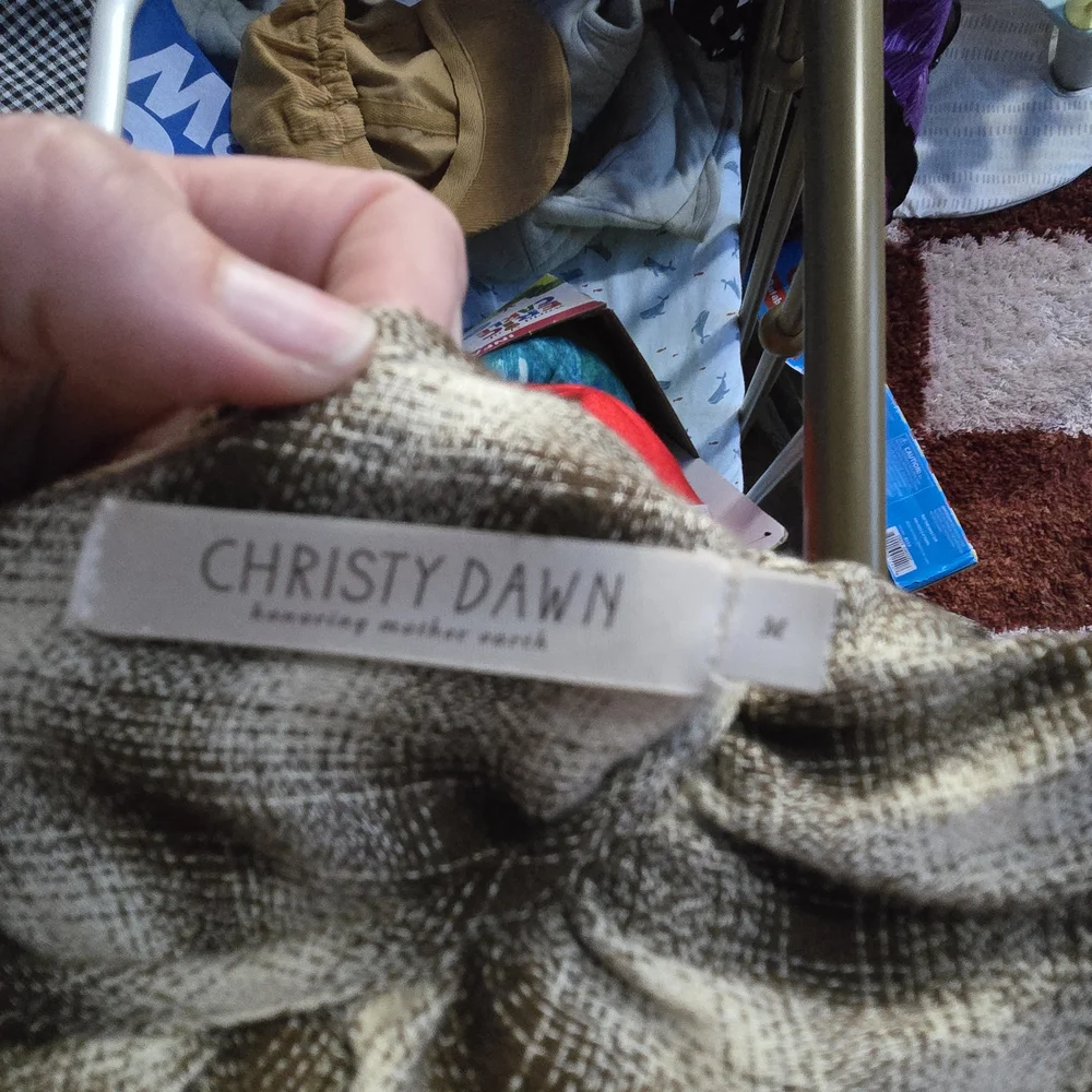 Christy Dawn The Constance Dress In Cocao Plaid - Picture 6 of 6